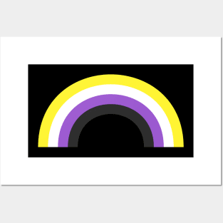 NB Pride Rainbow Posters and Art